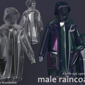Male raincoat