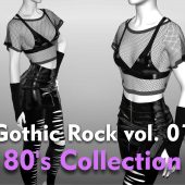 Gothic Rock Outfit vol.01 – 80’s Collection