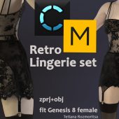 Lingerie retro suit